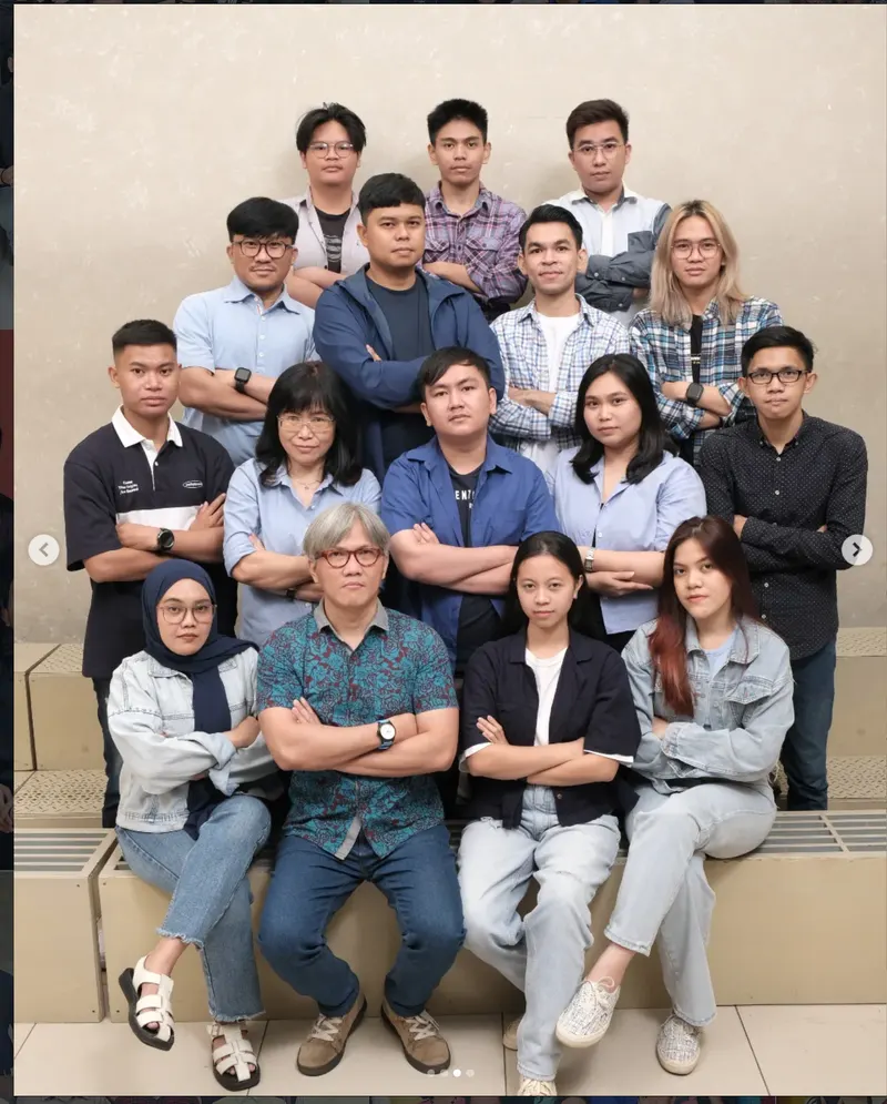 Foto kebersamaan penghuni Asrama Sam Ratulangi Bandung, 24 dari 30