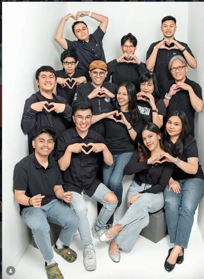 Foto kebersamaan penghuni Asrama Sam Ratulangi Bandung, 26 dari 30